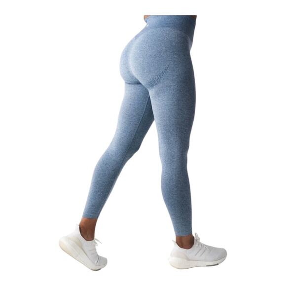 Vitality NIP Formation Sustainable High Rise Compression Legging Navy Heather LG - Picture 2 of 16